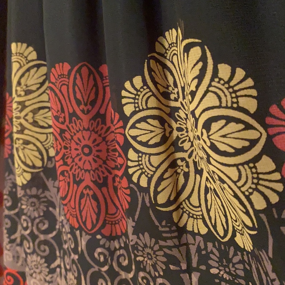 Halter Pattern Mini Dress Size Medium - image 3